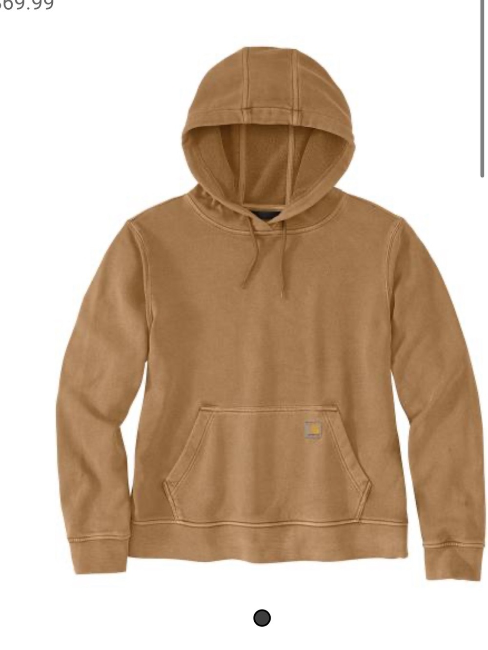Carhartt Women's Relaxed Fit Midweight Garment Dye French Terry Hooded